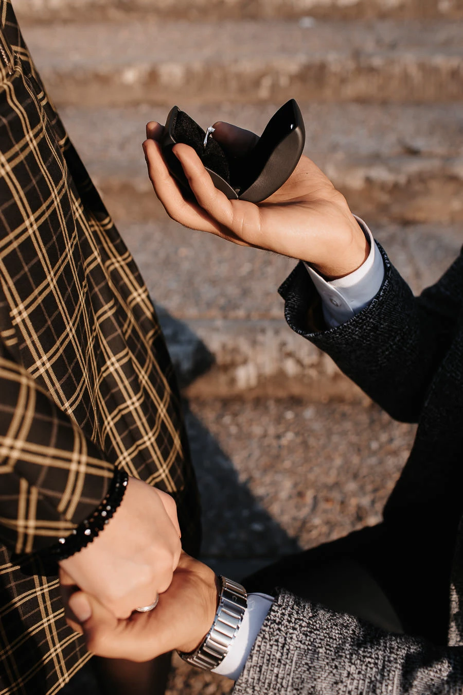 A perfect surprise wedding proposal