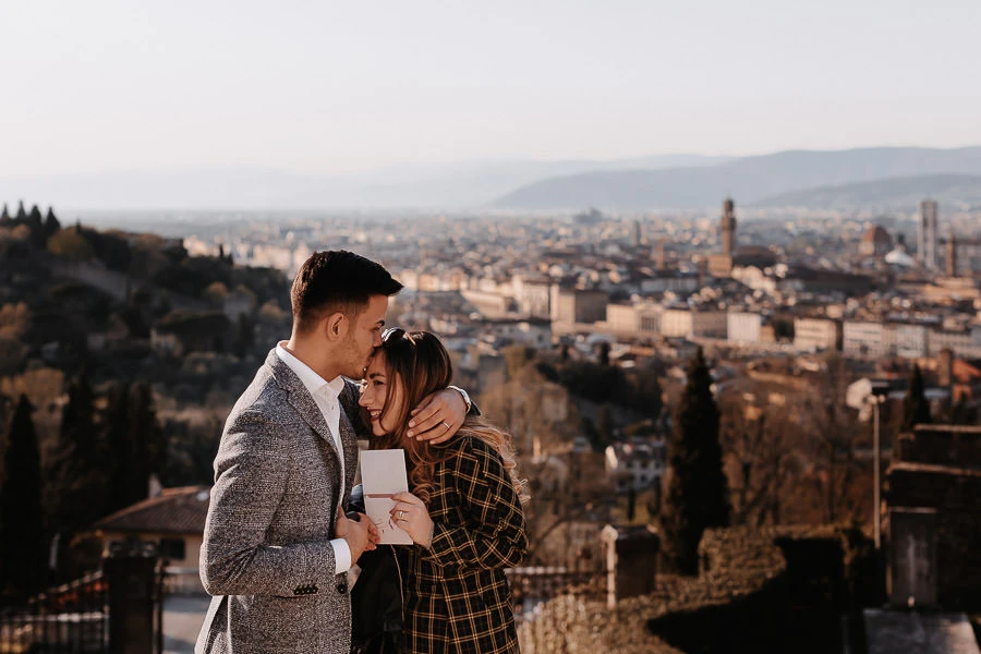 A perfect surprise wedding proposal