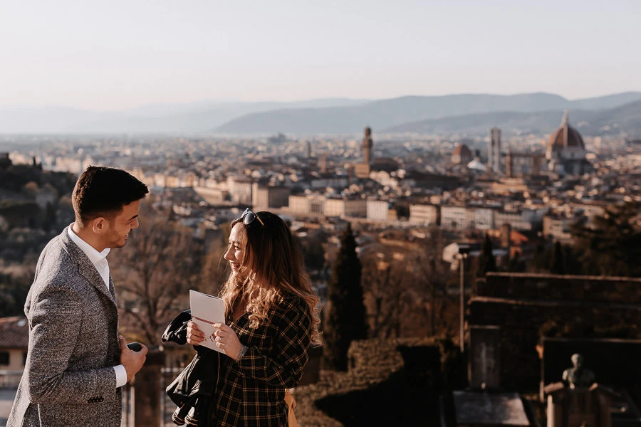 A perfect surprise wedding proposal
