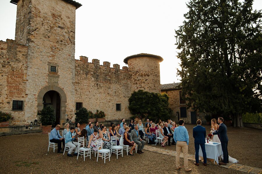 Wedding at Castello di Gabbiano in Tuscany