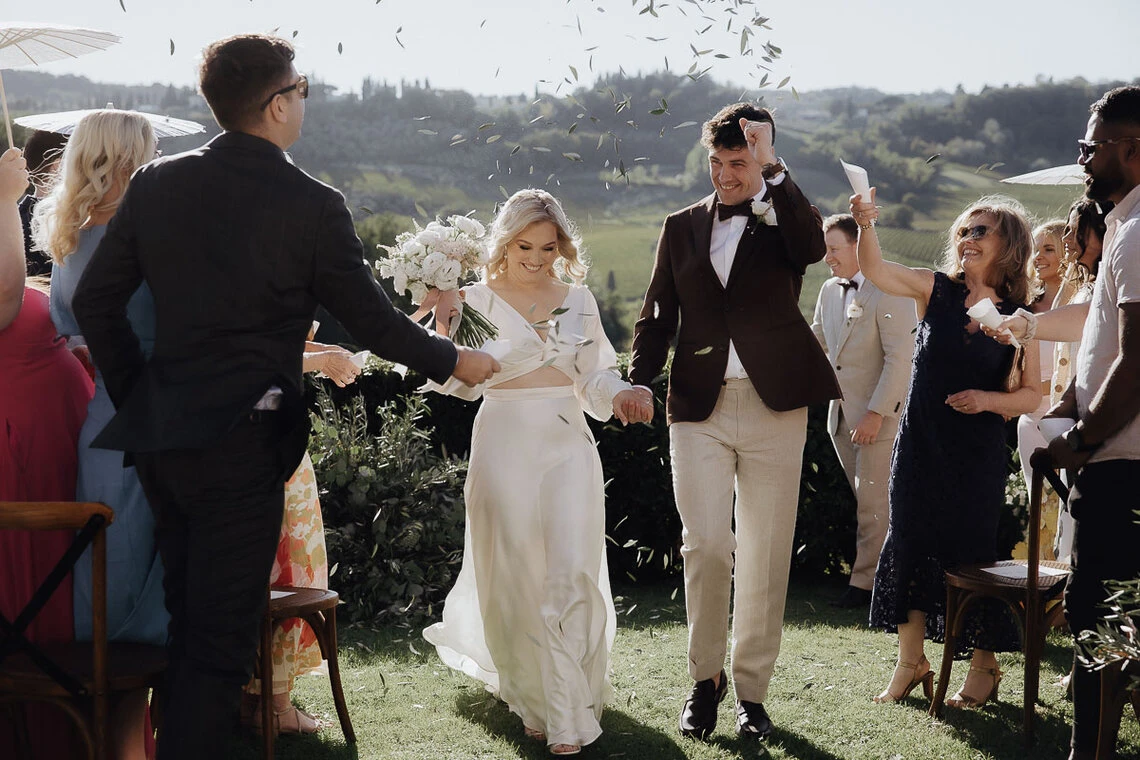 Wedding in San Gimignano, Tuscany
