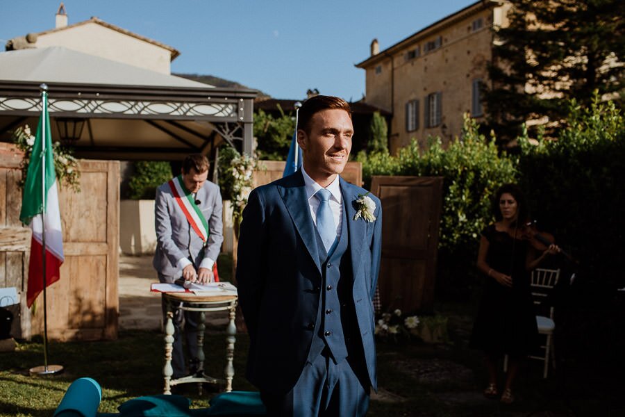 Ceremony at Villa Scorzi