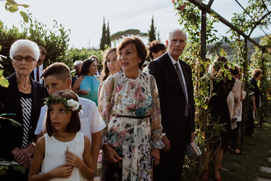 Ceremony at Villa Scorzi