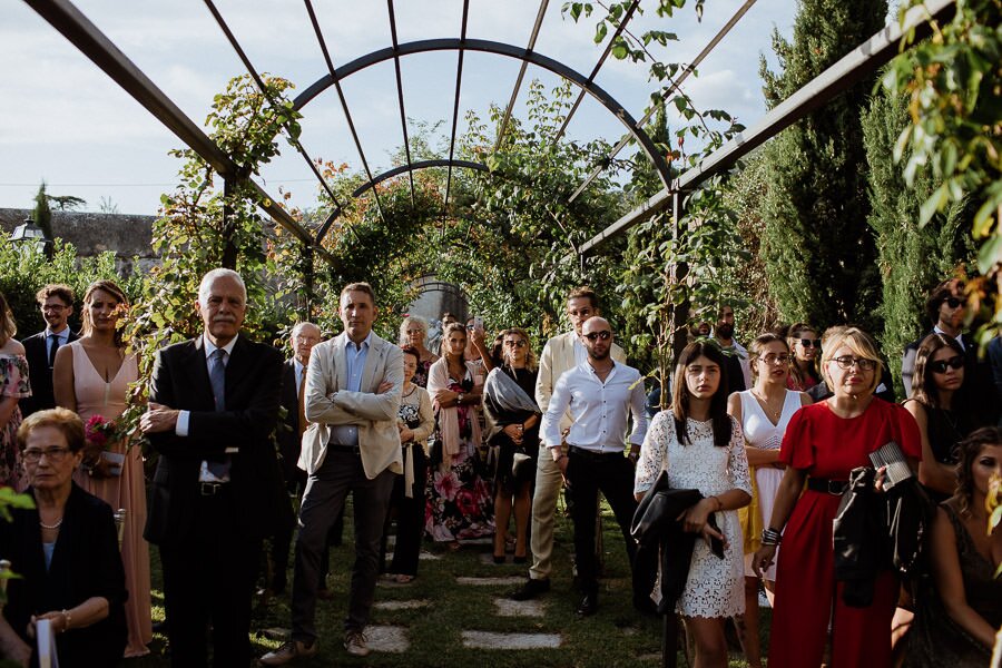 Ceremony at Villa Scorzi