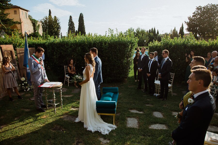 Ceremony at Villa Scorzi