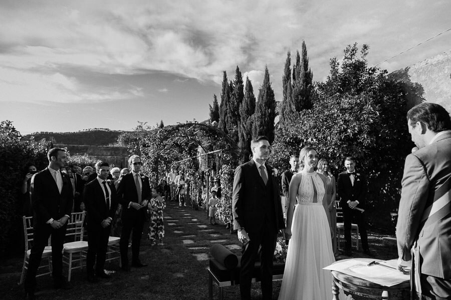 Ceremony at Villa Scorzi