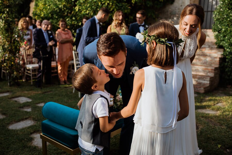 Ceremony at Villa Scorzi