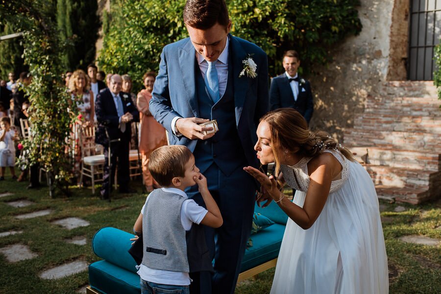 Ceremony at Villa Scorzi