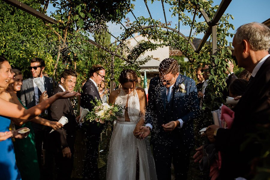 Ceremony at Villa Scorzi