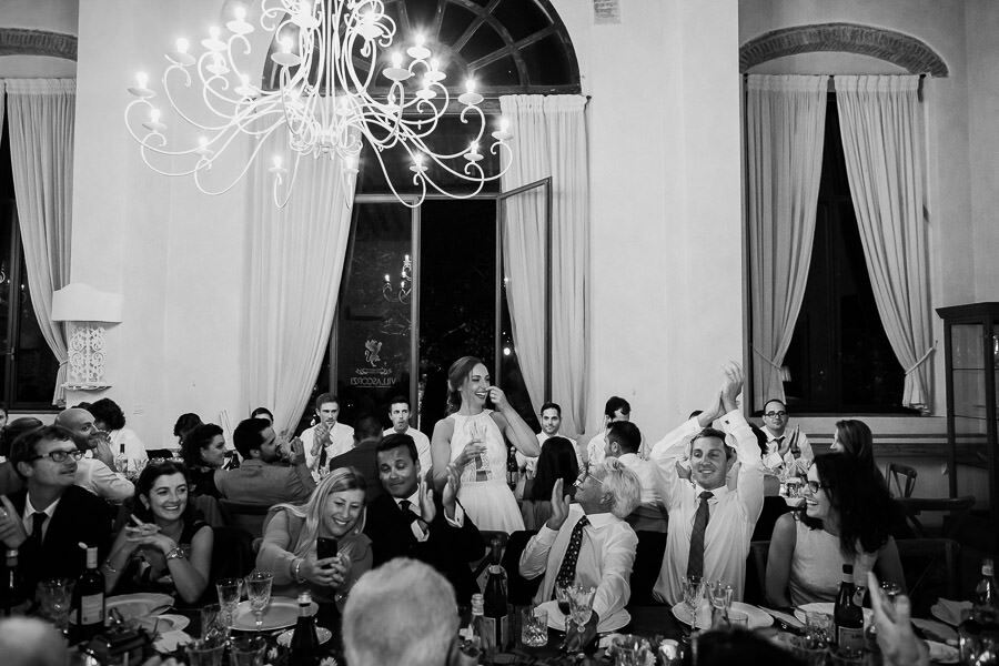 Wedding reception at Villa Scorzi