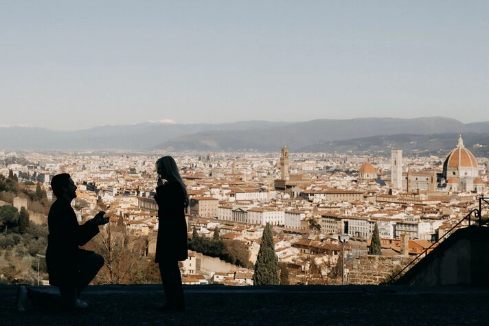 Florence Wedding Proposal Photographer