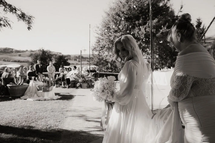 Rochelle and Damon, a joyful wedding in Tuscany
