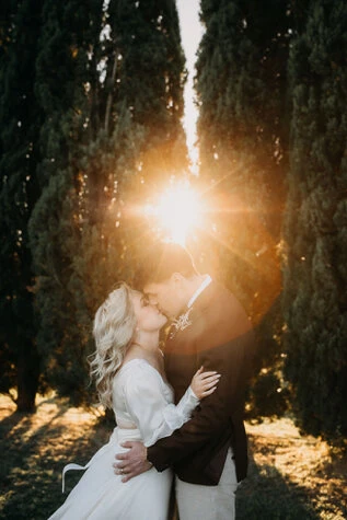 Rochelle and Damon, a joyful wedding in Tuscany