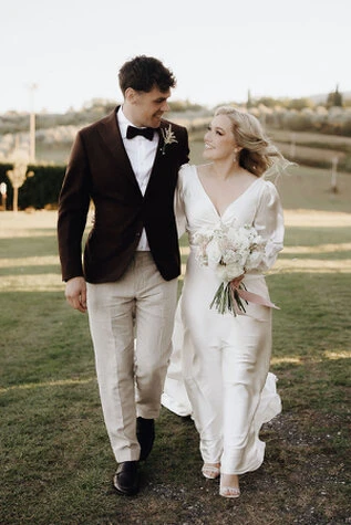 Rochelle and Damon, a joyful wedding in Tuscany