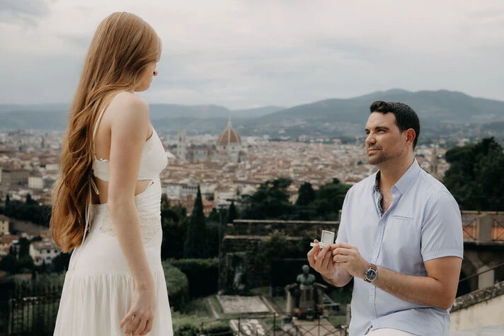 Marriage Proposal in Florence