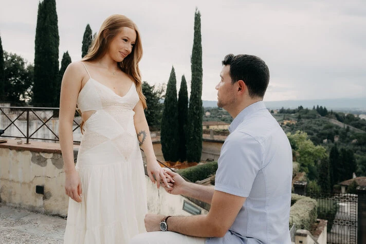 Marriage Proposal in Florence