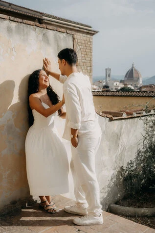 Marriage proposal at Boboli Gardens - Florence