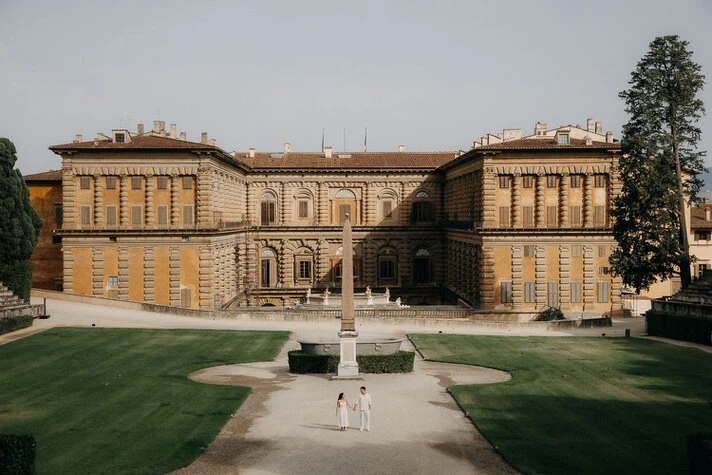 Marriage proposal at Boboli Gardens - Florence