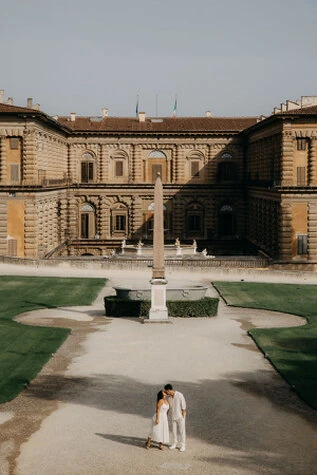 Marriage proposal at Boboli Gardens - Florence