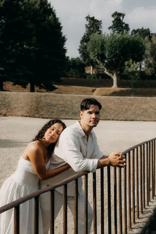 Marriage proposal at Boboli Gardens - Florence