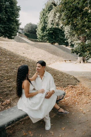 Marriage proposal at Boboli Gardens - Florence