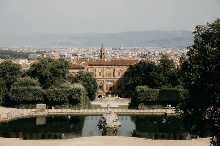 Marriage proposal at Boboli Gardens - Florence