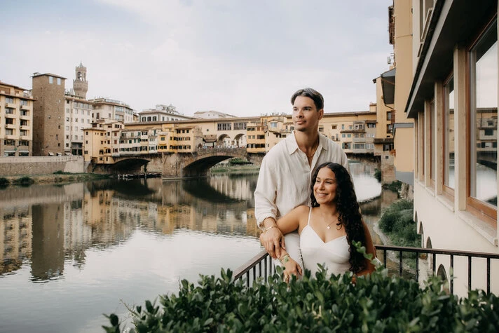 Marriage proposal at Boboli Gardens - Florence