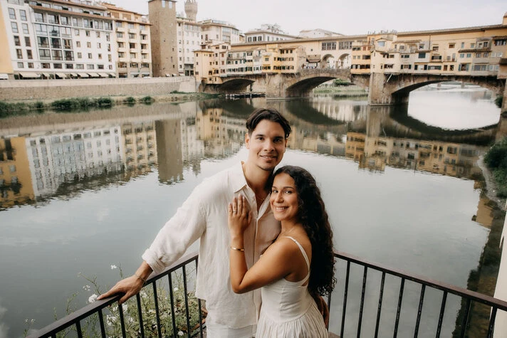 Marriage proposal at Boboli Gardens - Florence