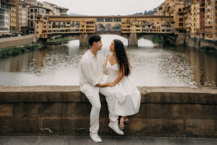 Marriage proposal at Boboli Gardens - Florence