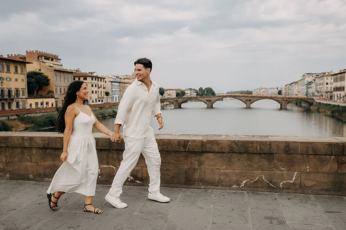Marriage proposal at Boboli Gardens - Florence