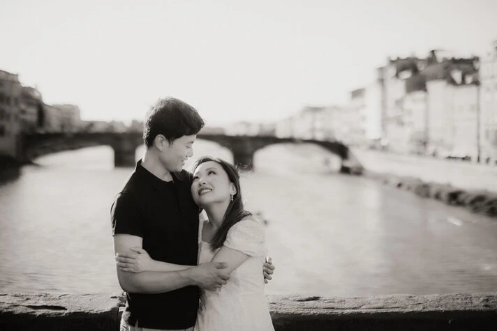 Engagement photo session in Florence