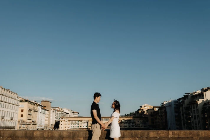 Engagement photo session in Florence