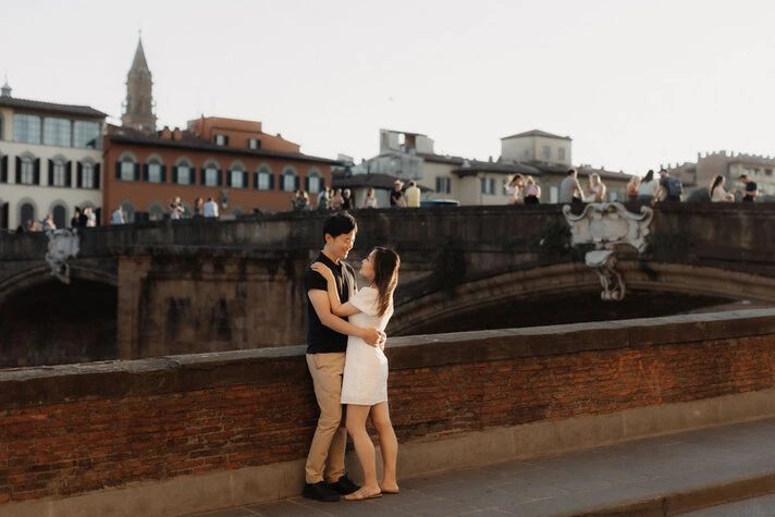 Engagement photo session in Florence