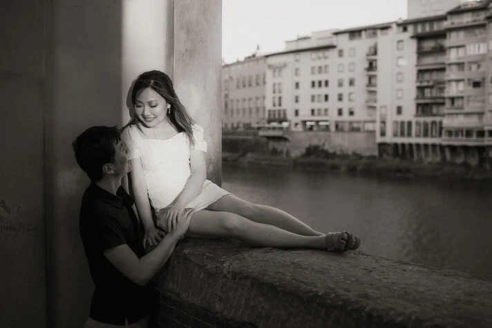 Engagement photo session in Florence