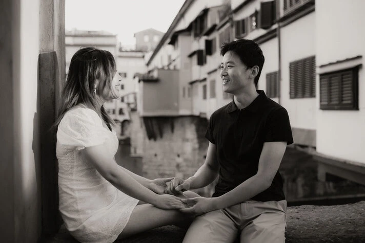 Engagement photo session in Florence