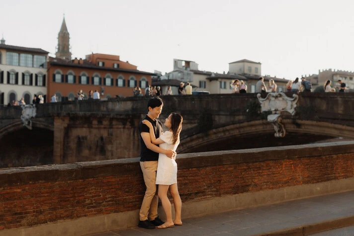 Engagement photo session in Florence