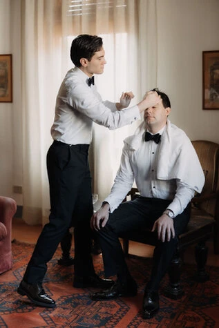 Wedding photographer at Villa Corsini in Tuscany