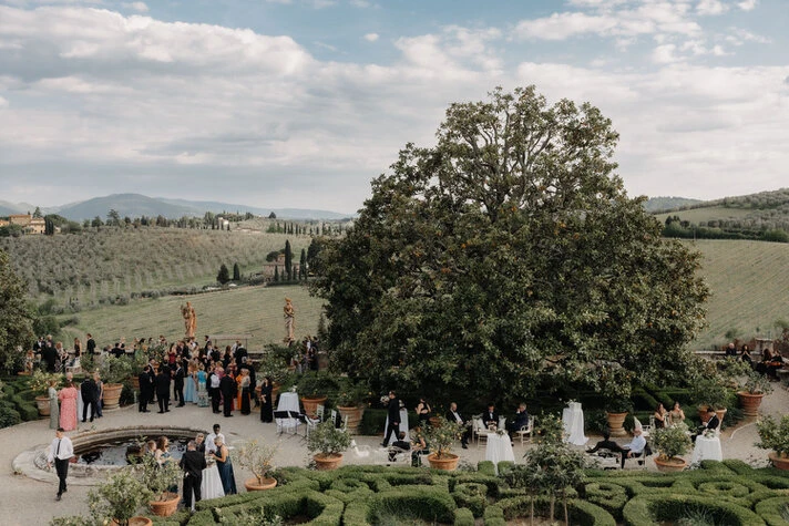 Wedding photographer at Villa Corsini in Tuscany