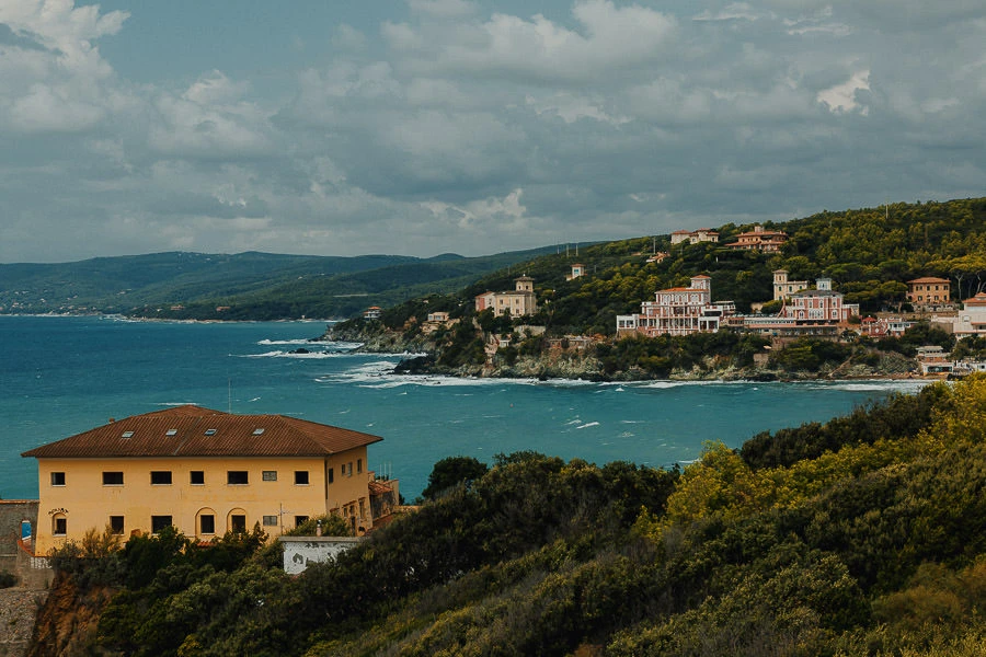 Vista sul mare da Villa Parisi