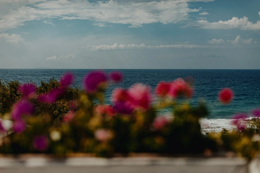 Vista sul mare da Villa Parisi