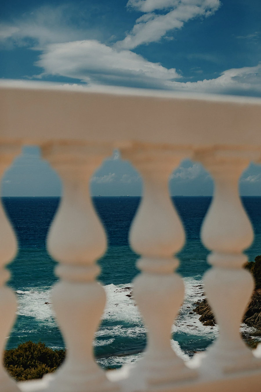 Vista sul mare da Villa Parisi