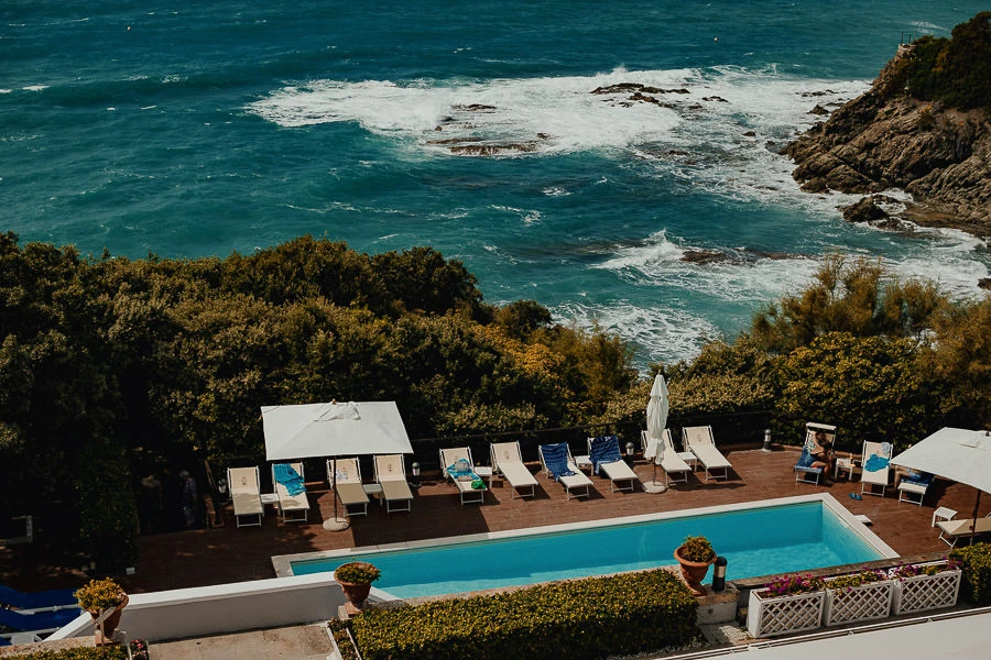 Vista sul mare da Villa Parisi