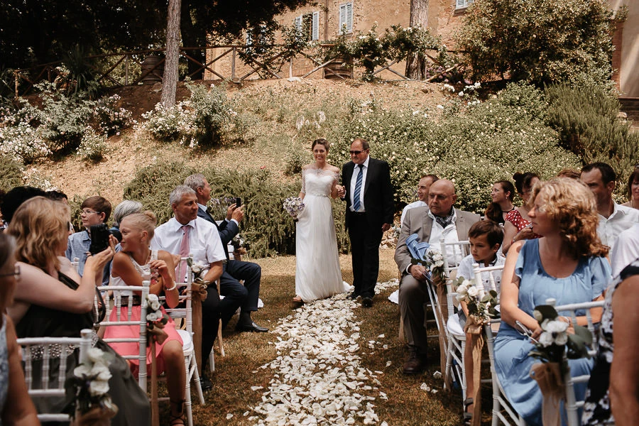 Cerimonia nel Borgo Sant'Ambrogio a Pienza