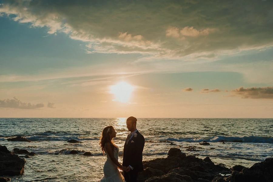 Servizio fotografico sul mare a Villa Parisi