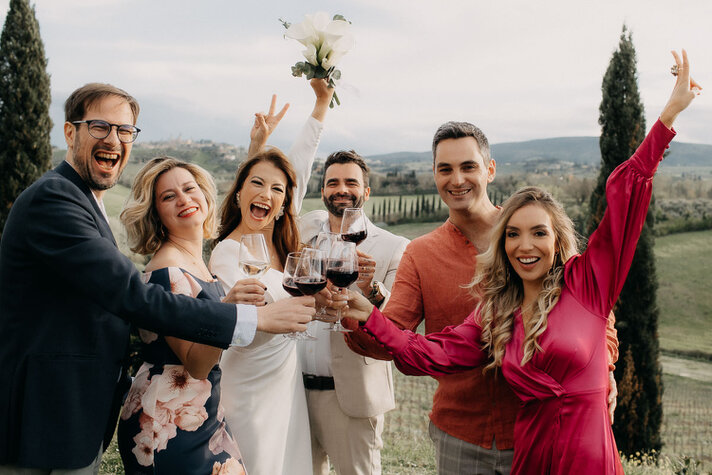 Elopement Fotografo in Toscana