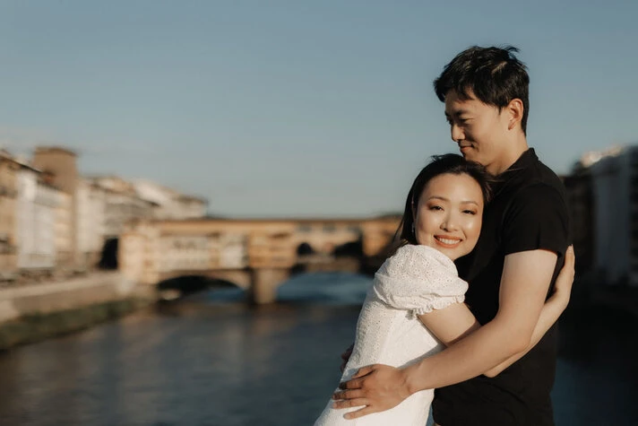Sessione fotografica di engagement a Firenze