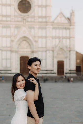 Sessione fotografica di engagement a Firenze