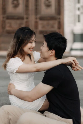 Sessione fotografica di engagement a Firenze
